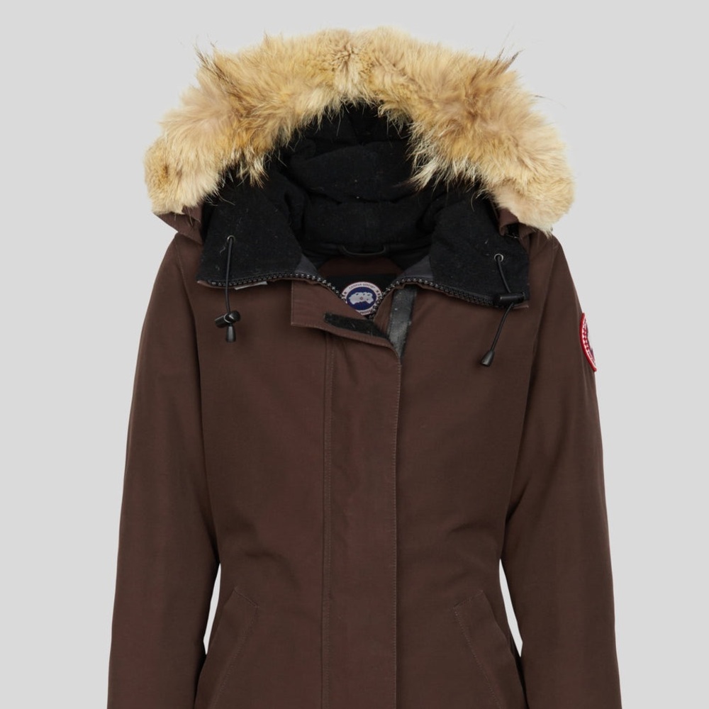 Canada Goose Victoria Parka in Brown Medium
